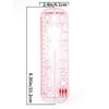 1Pcs Clear Illustration Diy Quilting Clothing Design Rulers  Drawing Template Ruler For Drafting Clothing Designers