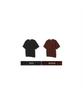 NOTIG Cotton Blend Solid Pique Round Knit Brown_Oks3Swts104W1