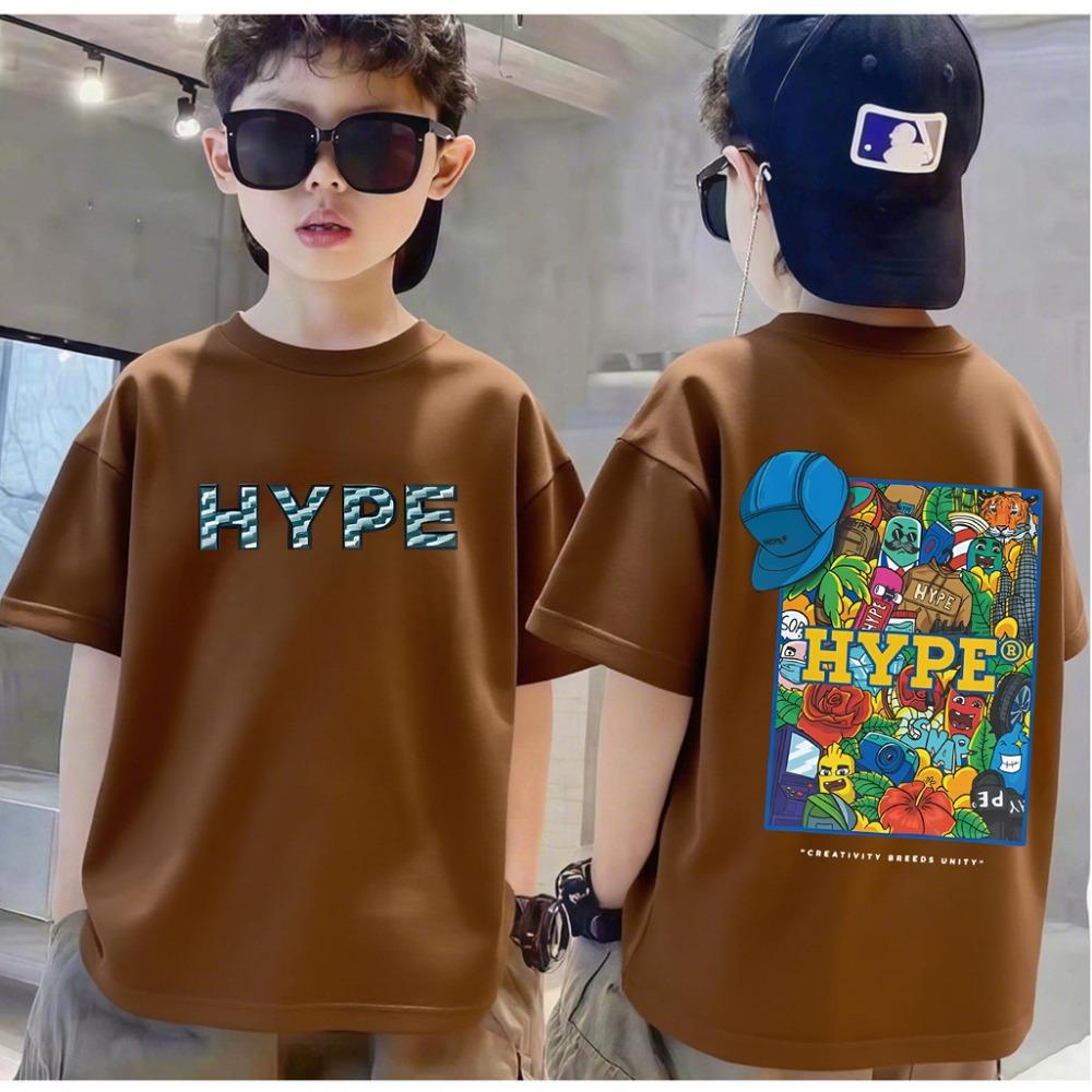 

COD Advanced Round Neck T-shirt Multi functional Children s Virus T-shirt 140