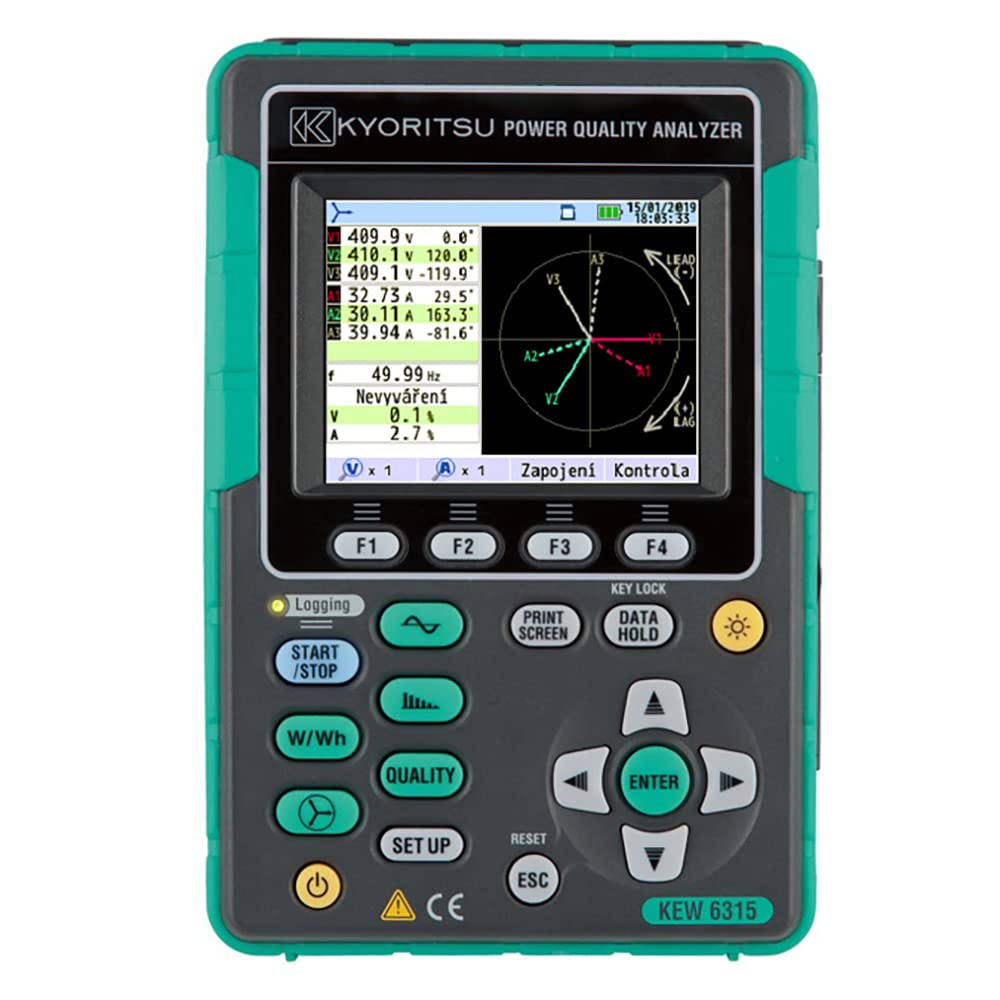 

Kyoritsu Electric Meter Power Quality Analyzer Set 6315-02 чорний