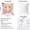 Asagao to Kase-san Cushion Cover Pattern Printed Pillowcase for Living Room Sofa Cushion Cover & Bedroom Decor