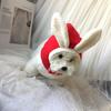 Pet Christmas Headsets Dog Headsets Christmas Hats New Year Rabbit Dress Up Headsets Plush Ears Hats Dog Hats Accessories