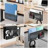 Voocye Deskside Storage Rack, Small Item Storage, Tabletop Rack, Desktop Storage, No Drilling Required, Easy Installation, Desk Rack, Tablet