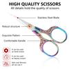 1/2 Pack Stainless Steel Retro Scissors Sewing Machine Professional Cutting Fabric Scissors DIY Handmade Pointed Thread Tailor Scissors