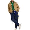 Polo Ralph Lauren Cotton Straight Collar Button Placket Jacket With Elastic Cuffs Long Sleeve Men Jackets 710A12636-003