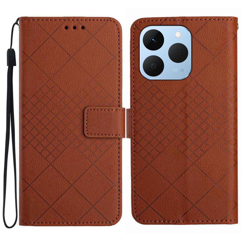 For Realme 15T 5G Case Wallet Imprint PU Leather Flip Folio Phone Cover