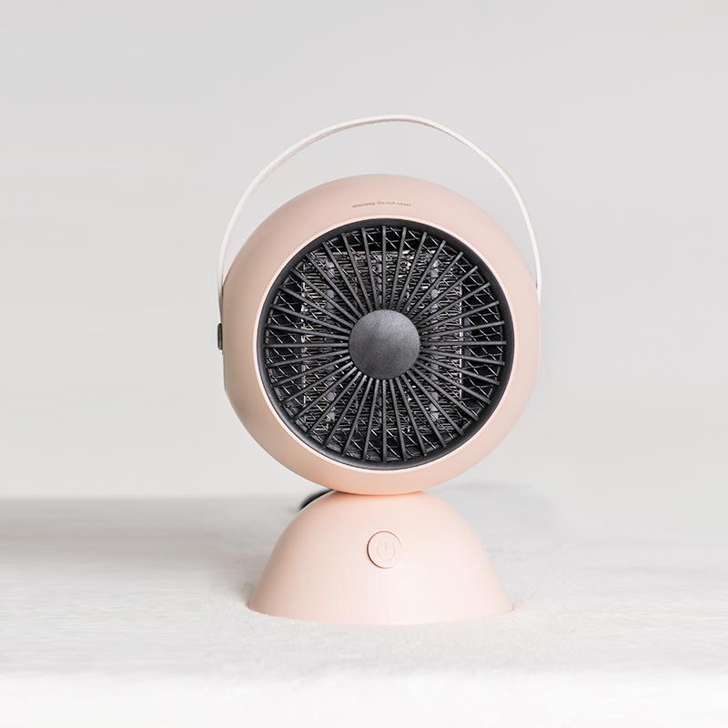 

Обогреватели Для Зимы Настольный Обогреватель С Качающейся Головкой Контроль Температуры Портативный Настольный Мини Обогреватель Вентилятор Дом Маленький Обогреватель Отопление EU розовый