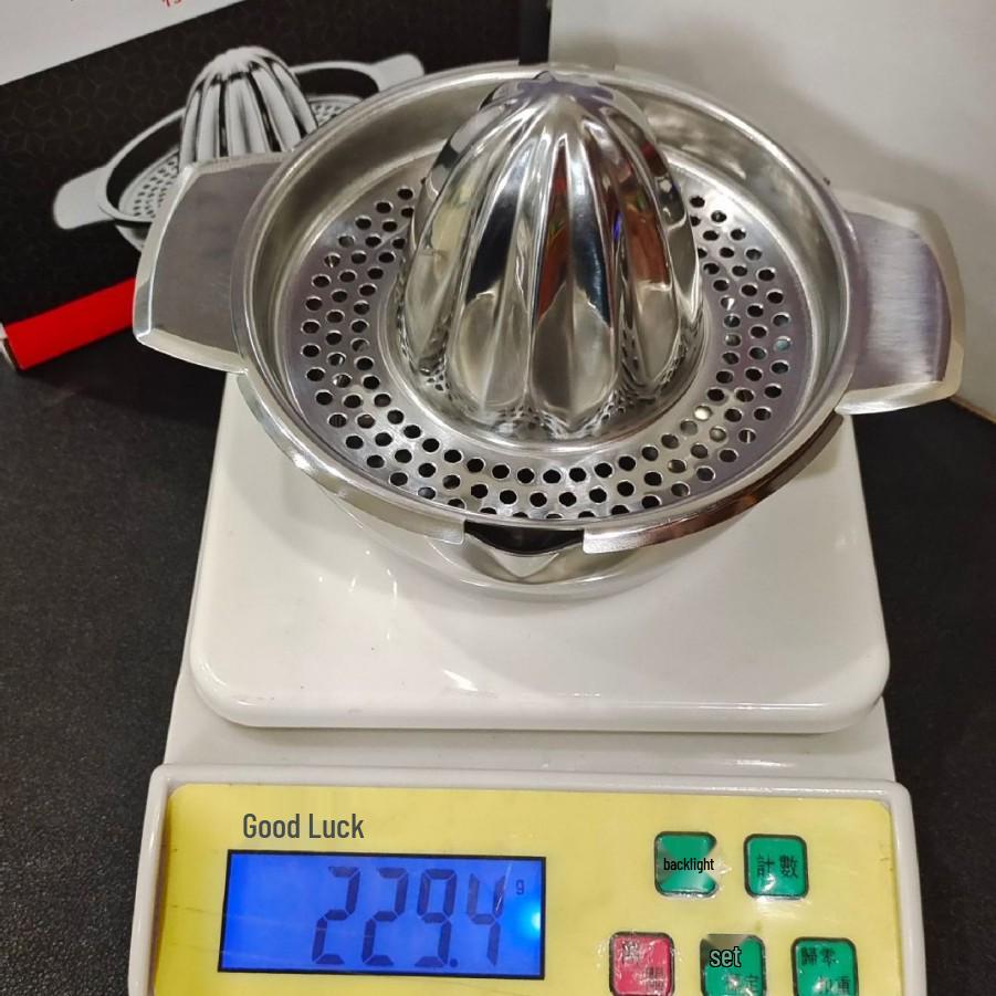 304 Stainless Steel Thickened Hand-Press Juicer for Lemons and Oranges with Customizable Logo