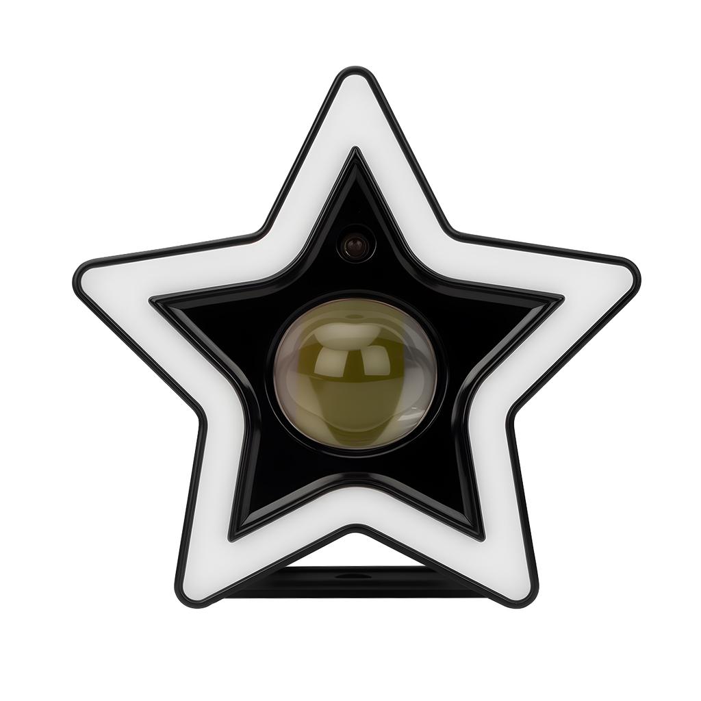 Motorcycle LED Spotlight Star-shaped RGB Flashing Light LED Lens auxiliary Headlight Day Running Light Decorative Accessories