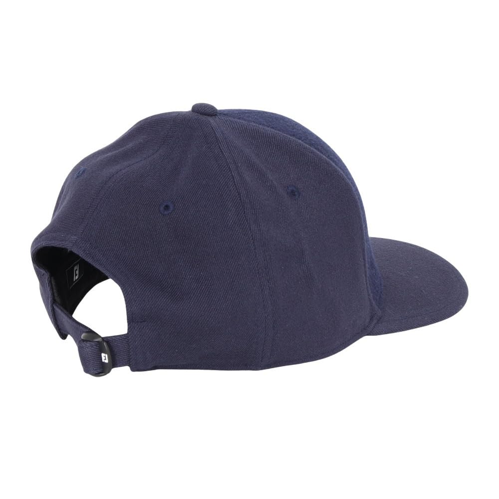 FootJoy FH24AMC FH24AMC-4N Men's Melton Combination Cap, Navy, Free Size (57-59cm)