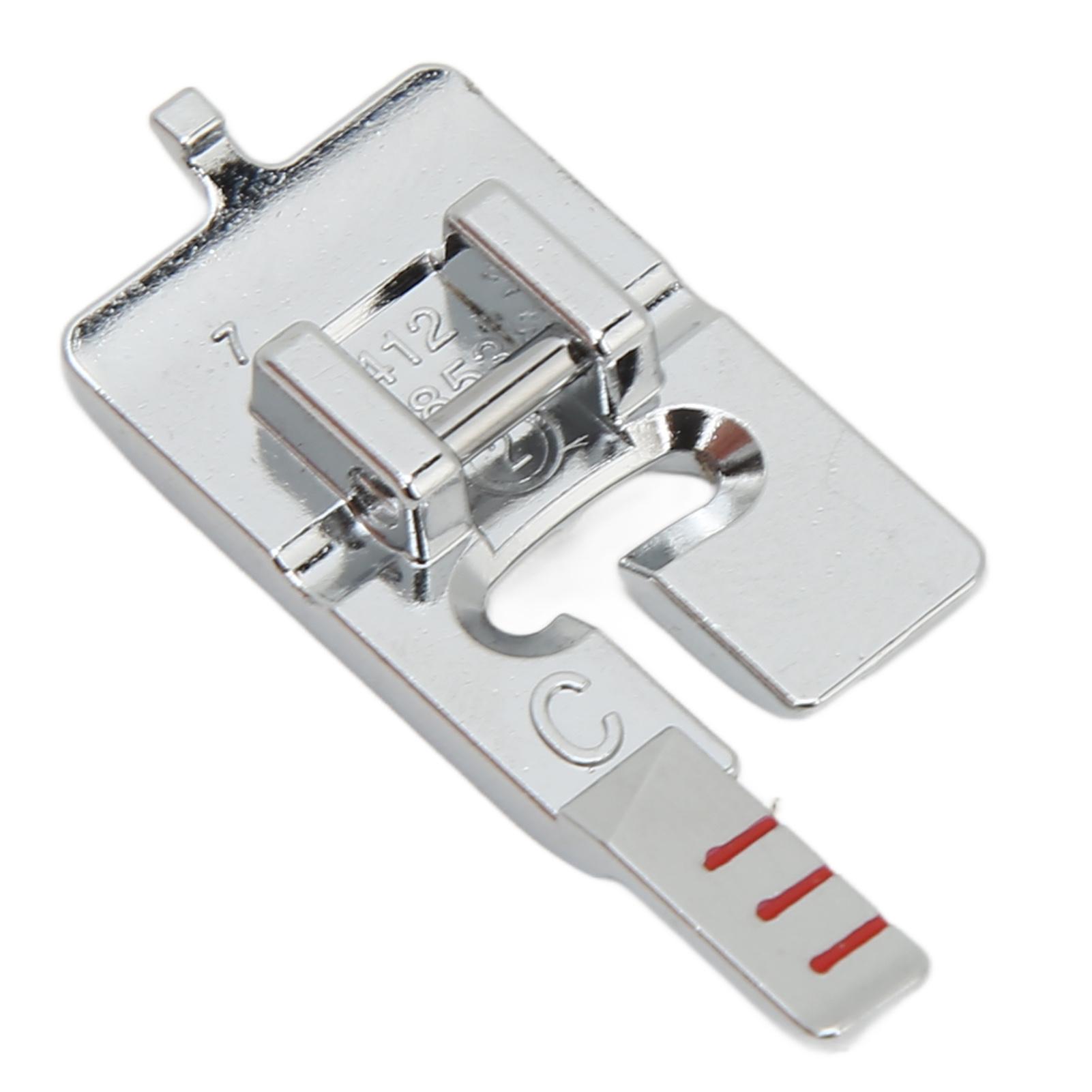 C Presser Foot Wear Resistant Stainless Steel Easy Installation Sewing Buttonhole Presser Foot For Viking