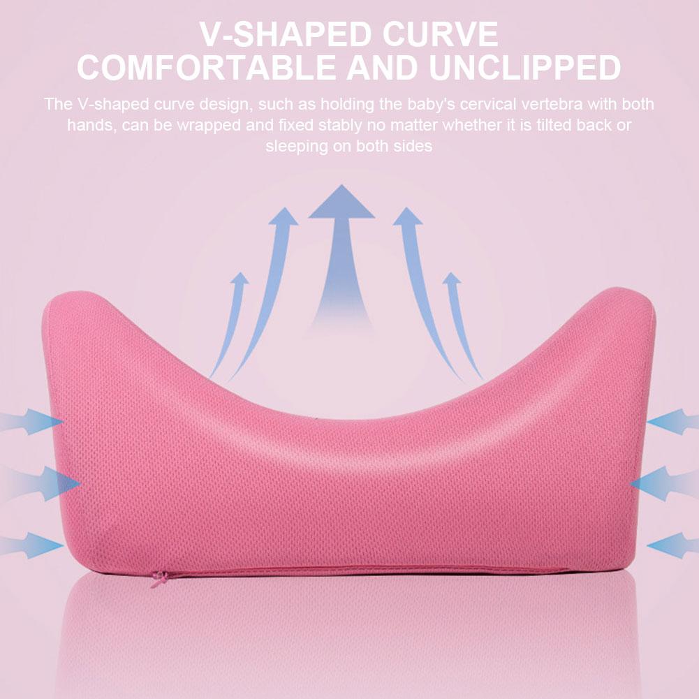 Multifunctional Car Pillow Neck Rest Cushion Height Adjustable U Shaped Car Sleeping Pillow Invisible Zipper Design for