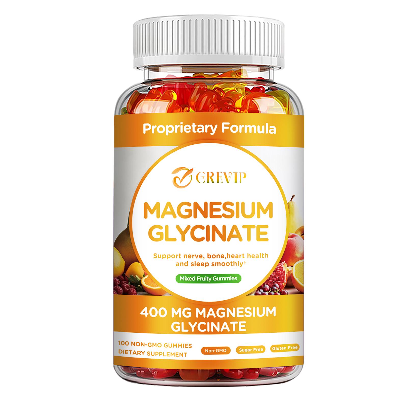 

High-quality glycine magnesium gummies: strengthen muscles, support joint health, and are easily absorbed. 100