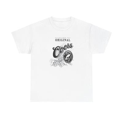 Vintage Inspired, Throwback, Golden Colorado Beer Unisex Heavy Cotton Tshirt Tops Tee
