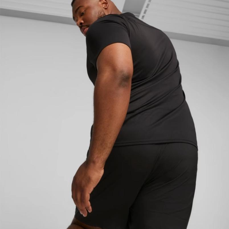 Puma Fit Ultrabreathe Letter Logo Print Round Neck Short Sleeve T-Shirt Men Tops Black 523841-01