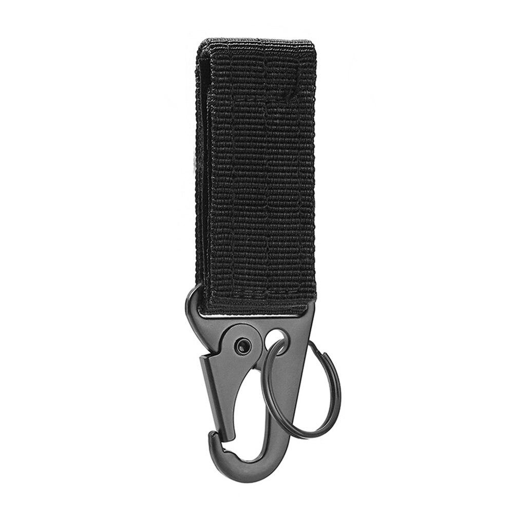 

Outdoor Climbing Camping Tactical Hanging Buckle Molle Nylon Webbing Belt Triangle Buckle Tool Accessory Carabiner чёрный