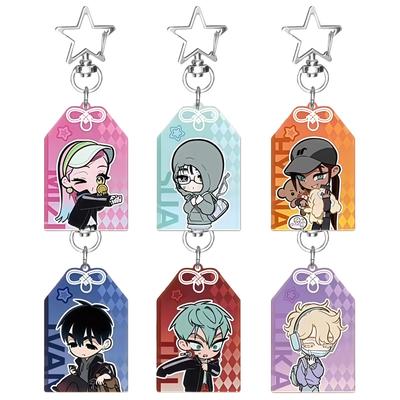 Anime Diy Acrylic Pendant Alien Stage Luka Ivan Till Mizi Hyuna Character Acrylic Keychain Decoration Pendant Fans Gift 6Cm