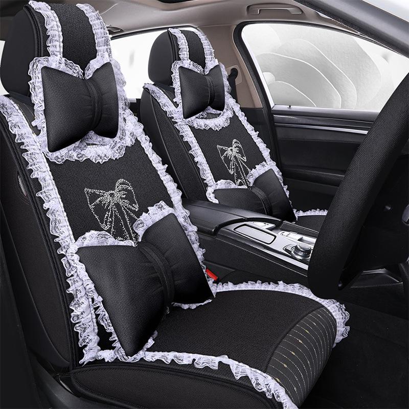2018 Beijing BJ40/BJ20/BJ80 Universal Cartoon Car Seat Cover - All Seasons Full Surround Cushion