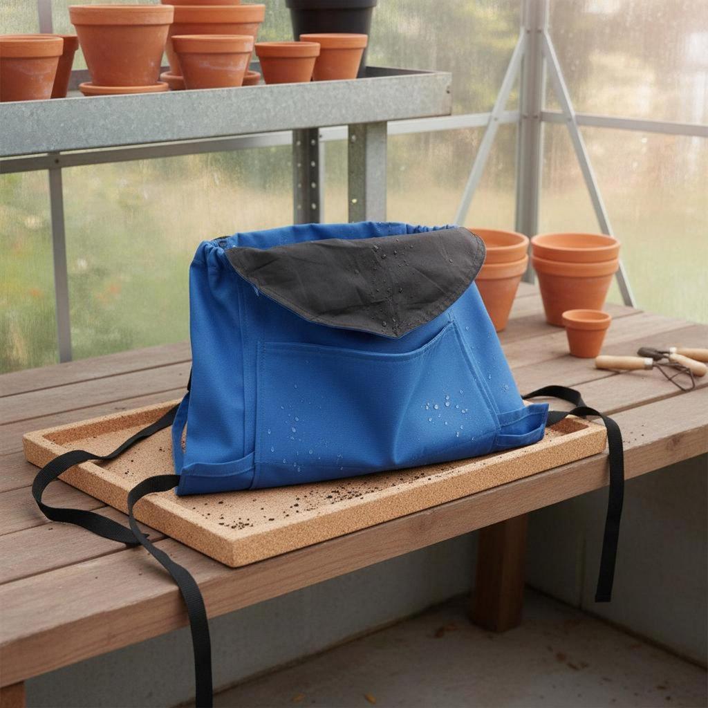 Garden Harvest Pouch Apron Oxford Cloth Picking Bag Adjustable Straps