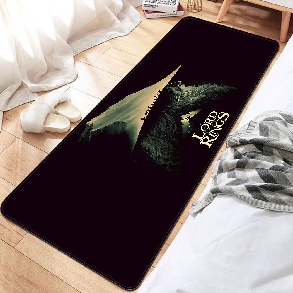 L-Lord Of The Ring Bathroom Mat Anti-slip Absorb Water Long Strip Cushion Bedroon Mat Hotel Decor Mat