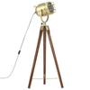 Lampadaire - vidaXL - Bois de manguier massif - 97 cm - E27 - Trépied - Chic