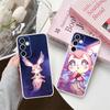 HSR Mem Clear Mobile Phone Case for Samsung Galaxy S25 S24 S23 S22 S21Plus FE Ultra Colorful Cover