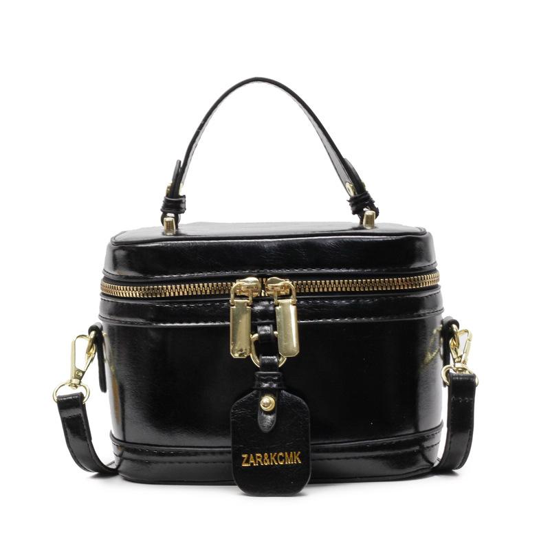2025 neue lässige einfache einfarbige vielseitige tragbare Box-Tasche Damen Pendelmode Temperament Umhängetasche