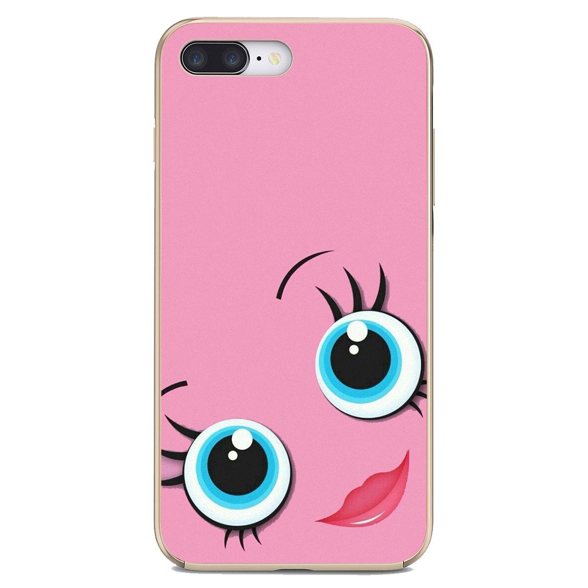 

For Oneplus One plus 3T 5T 6T 6 7 7T 8 Pro For LG K10 K8 K7 K4 2017 EUR Silicone Phone Case eyelash Pattern Girls Makeup LG K8 2017 EUR