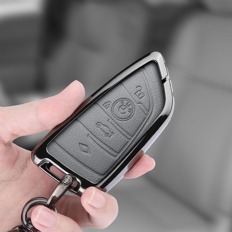EGRH8 Car Remote Key Case Cover Shell For BMW X1 X3 X4 X5 X6 F15 F16 G30 G20 3 5 7 Series G01 G02 G05 G11 G32 F48 F39 Auto Accessories