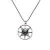 Hip Hop Men's Sweater Chain Compass Trendy Sweatshirt Chain Necklace Pendant