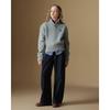 ELLE KIDS Girls' Retro Stand-Up Collar Knit Sweater