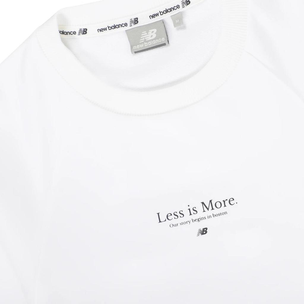 New Balance Sweatshirt Women's White (Unisex) Sweatshirts 5CC13022 WT
