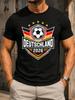 Deutschland 2026 Clean Soccer Five Stars Gerunisex Flag Bands And Bold National Tournat Lettering Unisex All Tshirt