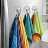 PVC Suction Cup Hook Self-adhesive Transparent Bathroom Shower Towel Hanging Hanger Door Wall Hook Holder for Glass Window Decor