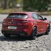 Bburago 1:24 Alfa Romeo Stelvio SUV Alloy Car Model Diecast Metal Toy Off-road Vehicle Car Model Simulation Collection Kids Gift