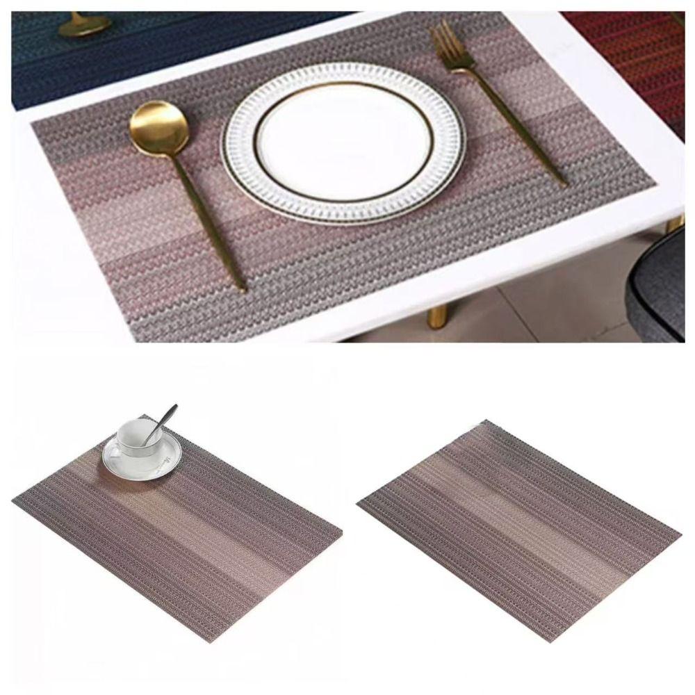 4-Pack Heat-Resistant Kitchen Place Mats Braided Table Mats Everyday Use Or Dinner Parties BBQs