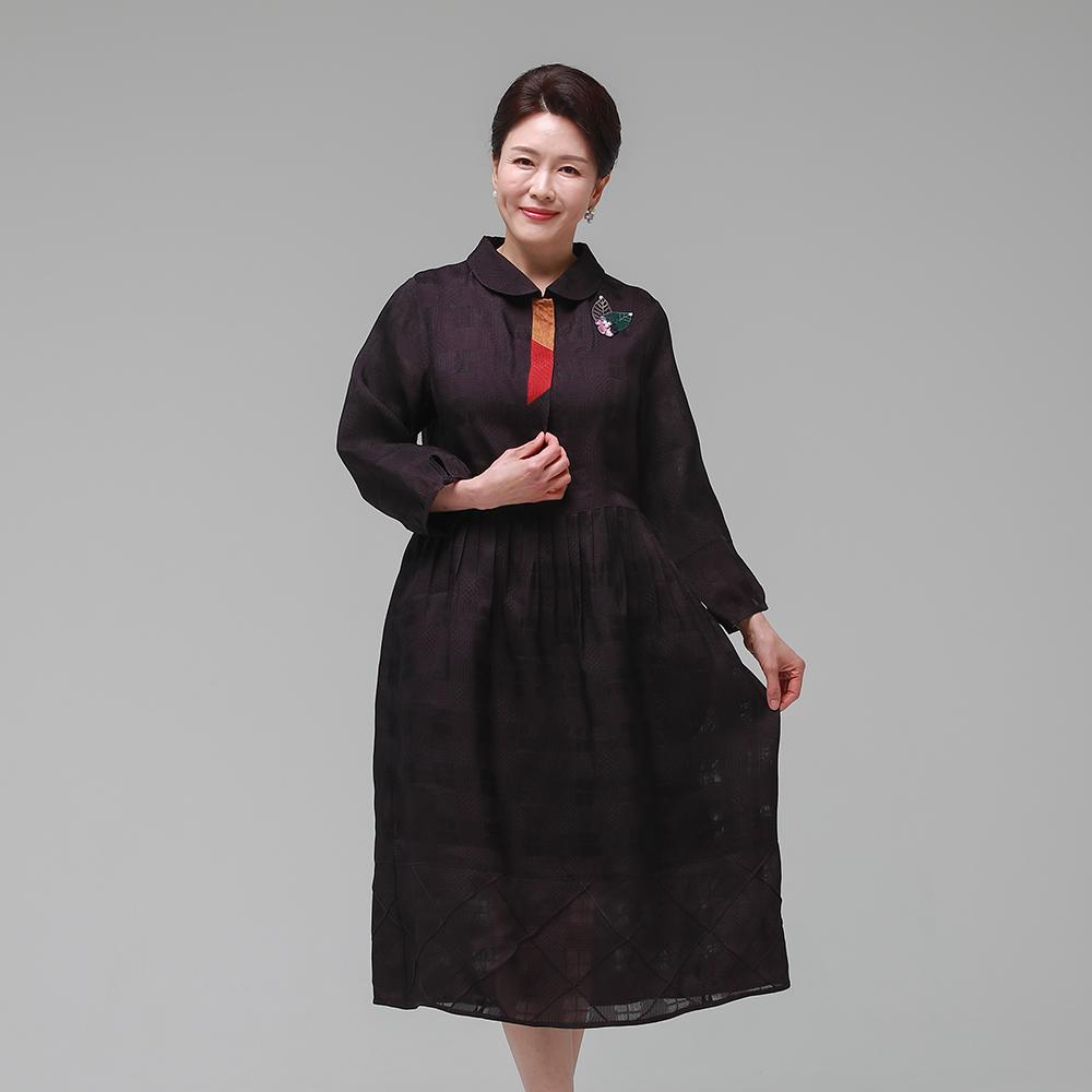Halanghanbog Neat And Tidy Summer Women'S Rayon Dress Purple