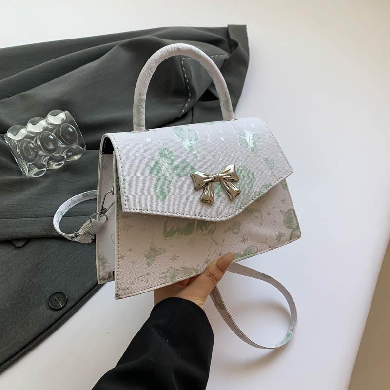 Simple Large-capacity Small Square Bag Women's Simple Fashion Bag Women's 2025 Summer Fashion Casual Retro Tote Bag