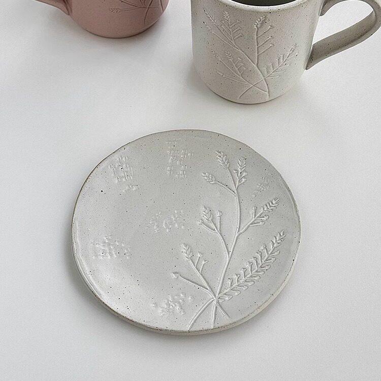Rustic French Countryside Floral Ceramic Mug