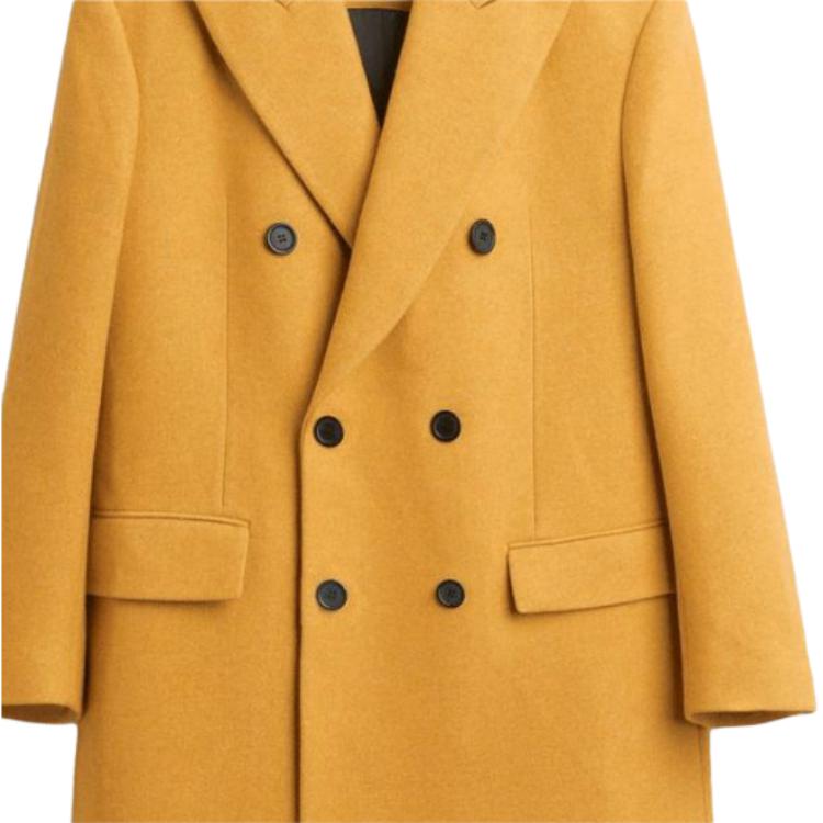 Zara Harry Lambert Collaboration Vintage Double-Breasted Long Wool