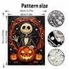 Halloween Jack Skellington Pumpkin Pearl Painting Art Kit Handmade Diy Home Decorations