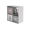 Bookcase Loni 2x2 White