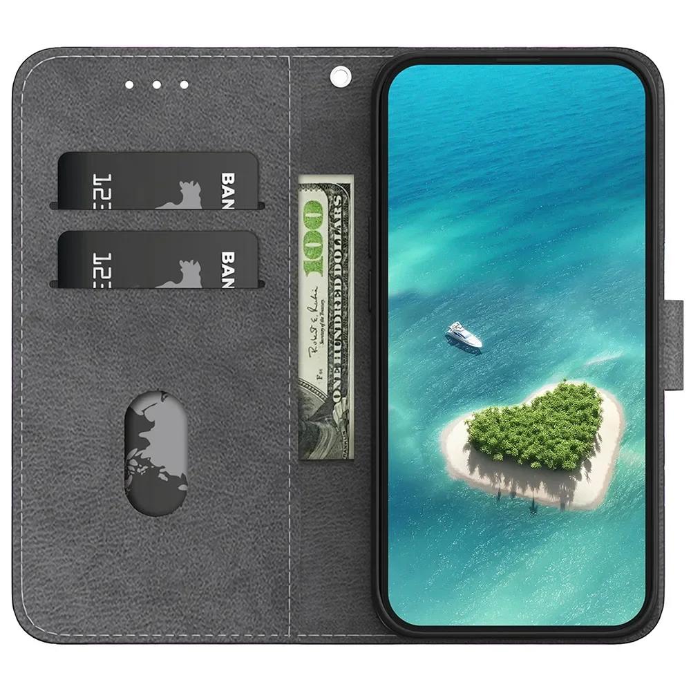 Cute Painting Leather Flip Phone Case For Samsung Galaxy S22 S23 FE S24 Plus S25 Ultra Flower Butterfly Wallet Stand Back Cover