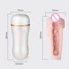 Male Masturbator Vaginal For Men 18 Sexy Toys Penis Pump Glans Sucking Sex Goods Adult Vagina Real Pussy Erotic Products 16cm