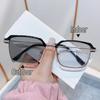 Premium Definition Men's Anti-blue Presbyopia Eyewear Photochromic Reading Eyeglasses Metal Stylish Classical Hyperopia Glasses