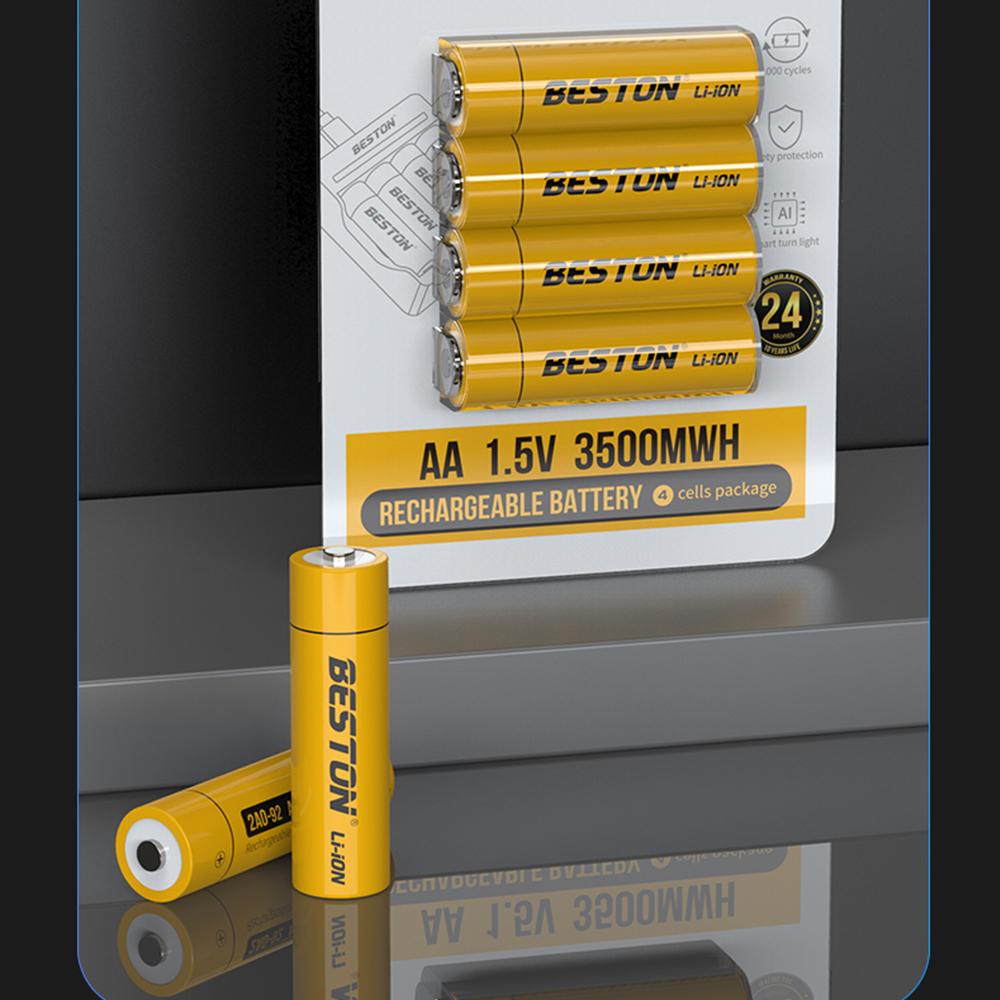 1.5V Constant Voltage Rechargeable Battery KTV Microphone Dedicated Rechargeable Lithium Battery AA Doorbell Remote Control Multi-function Battery
