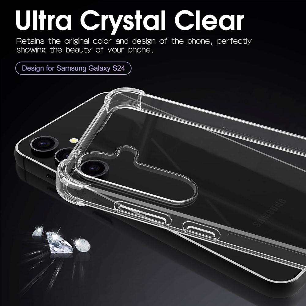 Shockproof Clear Silicone Case For Samsung Galaxy A17 A27 A37 A57 A07 A06 A16 A26 A36 A56 A05 A05S A15 A25 A35 A55 Cover Case