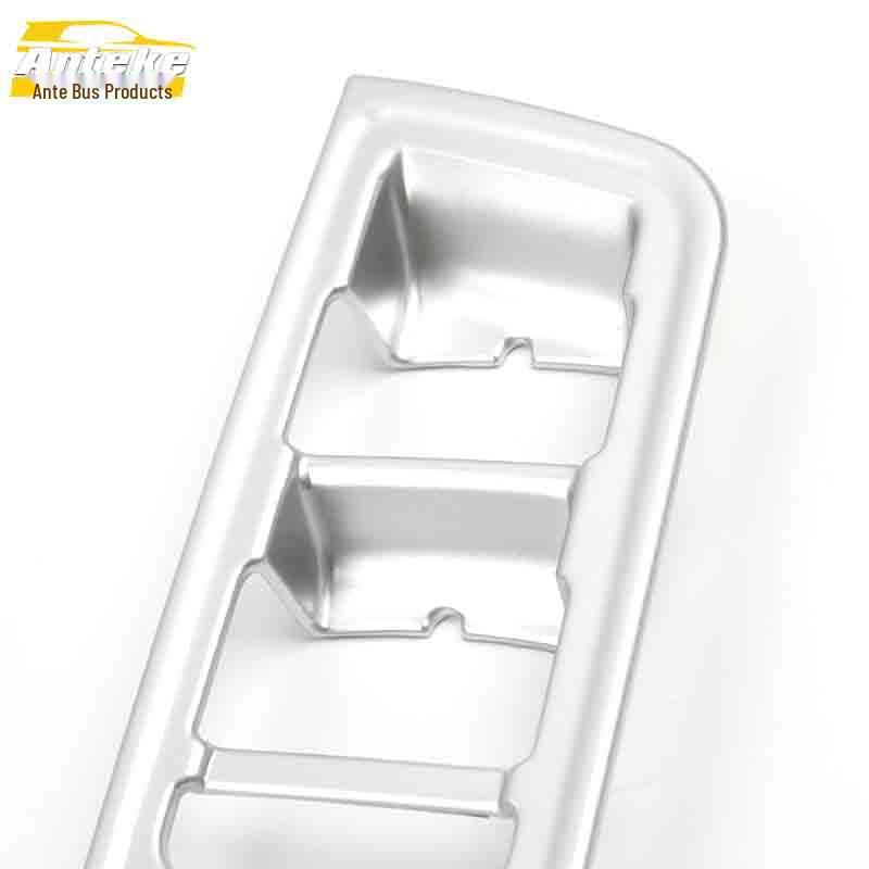 MG6 Glass Switch Decorative Frame: Electroplated Window Armrest Lift Button Sequin Sticker Car Accessory.