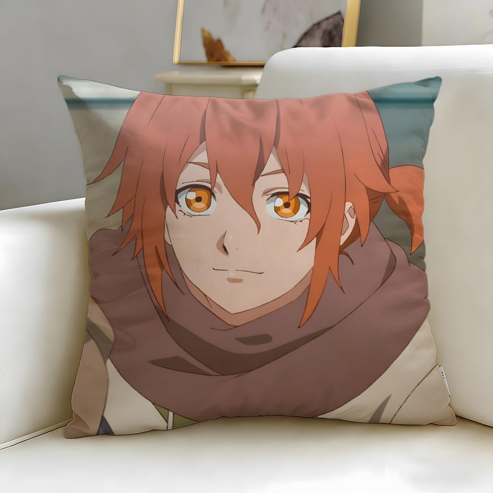 anime The Faraway Paladin Cushion Cover Soft EasyWash Pillow Case Versatile for Couch Bed Travel and Office
