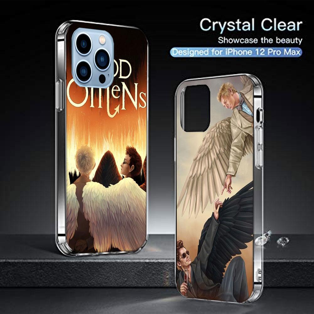 Good Omens TV Cases Phone Case For Iphone 17E 16E 17 Air 16 Pro Max 15 Pro 14 Plus 11 13 12 Mini Cover Cases Compatible with Sui